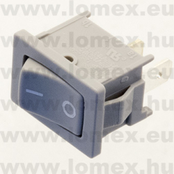 A1113XX210G2 (EVL) RoHS ROCKER 13x19 2P SPST GREY - 45-12-06