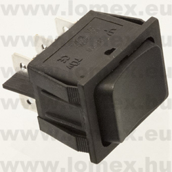 RS223-4C1B (FEM) RoHS ROCKER 22x30 6P DPDT (ON)-OFF-(ON) MOMENTARY - 45-12-10