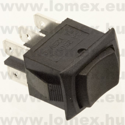MRS203-3B (FEM) RoHS ROCKER 13x19 6P DP3T ON-OFF-ON - 45-12-12