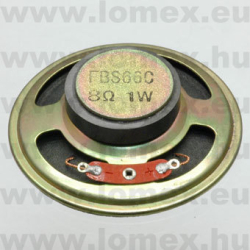 HANGSZÓRÓ SZÉLESSÁVÚ   6.6 cm 8 ohm 1W (19mm) - 46-02-44