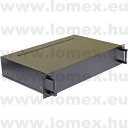 M46/G  440x282x 88 ALU FEKETE-GRAFIT RACK 2U - 47-04-50