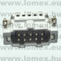 1-1103636-1 (TYC) RoHS SIZE  4 INSERT MALE 10 POL - 48-00-78