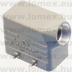 D10B-SE-4g-M25 (DEG) RoHS SIZE  4 HOOD 90° LOCKING CLIP - 48-03-75