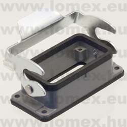 D10B-BK-1L (DEG) RoHS SIZE  4 HOOD SURF.M. 180° SIDE CLIP - 48-03-79