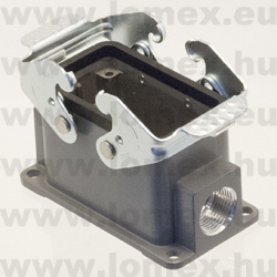 D10B-SF-2L-M20 (DEG) RoHS SIZE  4 HOOD SURF.M. 90° LOCKING CLIP - 48-03-85