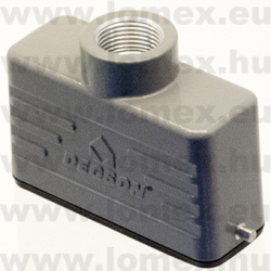 D16A-TE-2g-M20 (DEG) RoHS SIZE  5 HOOD 180° SIDE CLIP - 48-03-86