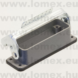 D16A-BK-1L (DEG) RoHS SIZE  5 HOOD SURF.M. 180° SIDE CLIP - 48-03-90