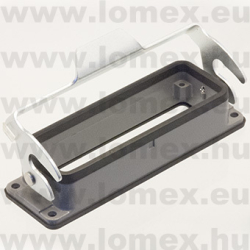 D24B-BK-1L (DEG) RoHS SIZE  8 HOOD SURF.M. 180° SIDE CLIP - 48-04-28