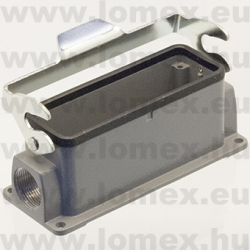 D24B-SF-1L-M25 (DEG) RoHS SIZE  8 HOOD SURF.M. 90° SIDE CLIP - 48-04-29
