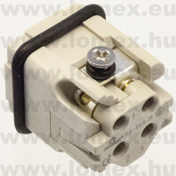 DA-003-M (DEG) RoHS SIZE  1 INSERT MALE  3 POL - 48-04-32