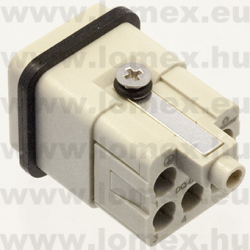 DQ-005-MC (DEG) RoHS SIZE  1 INSERT MALE  5 POL - 48-04-37