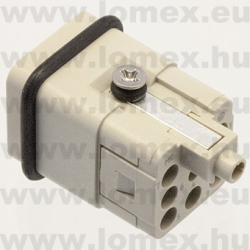 DQ-007-MC (DEG) RoHS SIZE  1 INSERT MALE  7 POL - 48-04-40