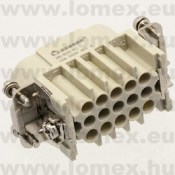 DD-015-FC (DEG)  SIZE  2 INSERT FEMALE 15 P - 48-04-46