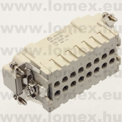 DE-016-MC (DEG) RoHS SIZE  6 INSERT MALE 16 POL - 48-04-81