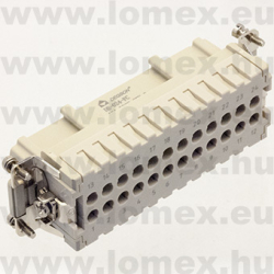 DE-024-FC (DEG) RoHS SIZE  8 INSERT FEMALE 24 P - 48-04-87