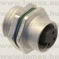 SD-M12A-03P-FF-SH8001 (DEG) RoHS M12 3POL FEMALE A-code FRONT SOLDER - 48-05-36