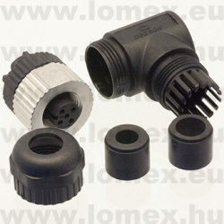 PB-M12A-04P-FF-SR7001 (DEG) RoHS M12 4POL FEMALE A-code 90° - 48-05-39