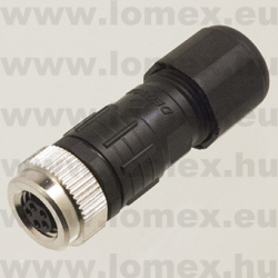 PA-M8B-05P-FF-SL7001 (DEG) RoHS M8 5P FEMALE B-code - 48-06-27