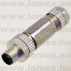 PBSH-M12A-04P-MM-SL7001 (DEG) RoHS M12 4POL MALE A-code SHIELDED - 48-06-56