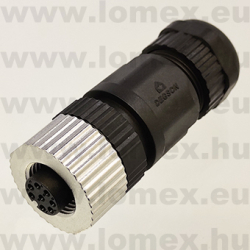 PB-M12A-08P-FF-SL7001 (DEG) RoHS M12 8POL FEMALE A-code - 48-06-59