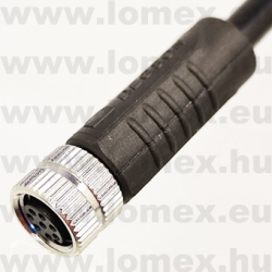 PM-M8A-08P-FF-SL7C01 (DEG) RoHS M8 8POL FEMALE A-code CABLE 1m - 48-07-16