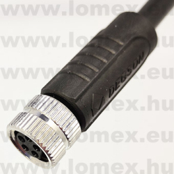 PM-M8B-05P-FF-SL7C01 (DEG) RoHS M8 5POL FEMALE B-code CABLE 1m - 48-07-20