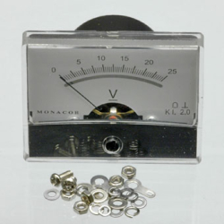 MŰSZER ANALOG  PM-2/25V  DO-60  25V  60x47mm - 52-00-41