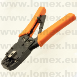 SZERSZÁM FOGÓ  GB77267  KRIMPELŐ FOGÓ  TEL.MOD. CSAT 4P4C 6P6C 8P8C TEL/CAT RJ10 RJ11 RJ12 RJ45, RACSNIS - 52-01-14