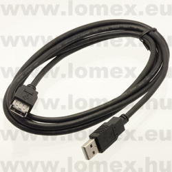 USB KÁBEL 1.8m  A DUGÓ- A ALJ FEKETE - 54-02-70