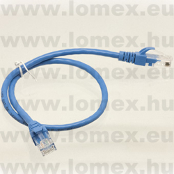 UTP KÁBEL PATCH  0.5m  UTP 8/8 DUGÓ-DUGÓ CAT5e KÉK - 54-03-64