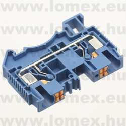 DS6-01P-12 (DEG) RoHS SORKAPOCS 1P DIN-SÍNRE NULL KÉK - 58-00-03