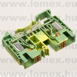 DS10-PE-01P-1C (DEG) RoHS SORKAPOCS 1P DIN-SÍNRE FÖLD - 58-00-09