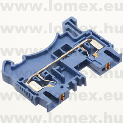 DS2.5-01P-12 (DEG) RoHS SORKAPOCS 1P DIN-SÍNRE NULL KÉK - 58-00-22