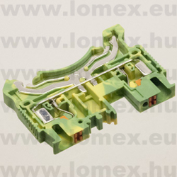 DS2.5-PE-01P-1C (DEG) RoHS SORKAPOCS 1P DIN-SÍNRE FÖLD - 58-00-23