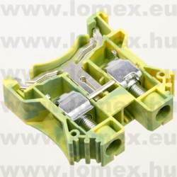 DC16-PE-01P-1C (DEG) RoHS SORKAPOCS CSAVAROS 1P DIN-SÍNRE FÖLD - 58-00-50