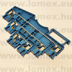 DS2.5-3L-01P-12 (DEG) RoHS SORKAPOCS DIN-SÍNRE 3x2-VEZ. KÉK - 58-01-39