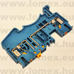 DS2.5-MT-01P-12 (DEG) RoHS SORKAPOCS BONTÓ 1P DIN-SÍNRE NULL KÉK - 58-01-41