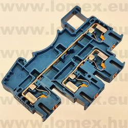DSKK2.5-01P-12 (DEG) RoHS SORKAPOCS DIN-SÍNRE 2x2-VEZ. KÉK - 58-01-65