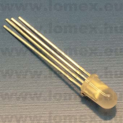 FYL-5019RBGD1D-CA (FYL) RoHS DIFFUSED D= 5 RED/GRE/BLU 4-PIN - 34-06-87