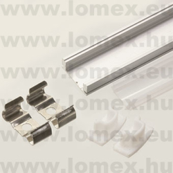 LS-ALU PROFIL (FEM) RoHS 17.6x7mm MILKY - 70-01-02