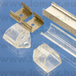 LS-ALU PROFIL (FEM) RoHS 14.8x8.7mm CLEAR - 70-01-20
