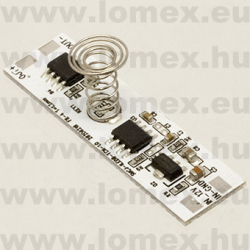 LS-SWITCH-T (FEM) RoHS MINI CONTROLLER 10mm PROFILBA SZERELHETŐ, ÉRINTŐS/TOUCH - 70-01-62