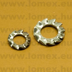 FOGAZOTT ALÁTÉT  M4  DIN6798 HORGANYZOTT  ACÉL - 14-01-36