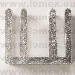 HŰTŐBORDA (GAM) RoHS 24x20x25mm HY25417 ALU - 22-00-50