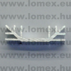 HŰTŐBORDA 30x 70x19mm  RoHS ALU - 22-00-01