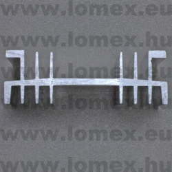 HŰTŐBORDA 56x90x30mm ALUPROFIL NATUR - 22-00-08