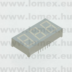 BA56-12SRWA (KIN) RoHS 7 SEG THREE SRED - 35-02-49