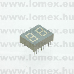 DA04-11SRWA (KIN) RoHS 7 SEG DUAL SRED - 35-01-74