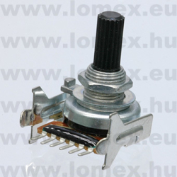 XP-172S-B10K (FEM) RoHS 10K0 LIN STEREO SIL - 06-02-60