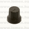 KN1614-6T-BK/BK (   ) RoHS FORGATÓGOMB FEKETE/FEKETE - 06-03-30